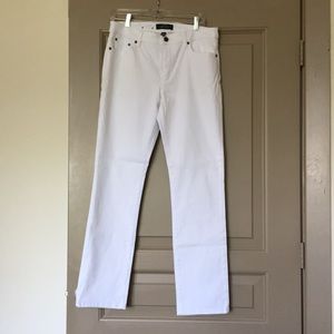 Ralph Lauren white denim bootcut jeans size 10